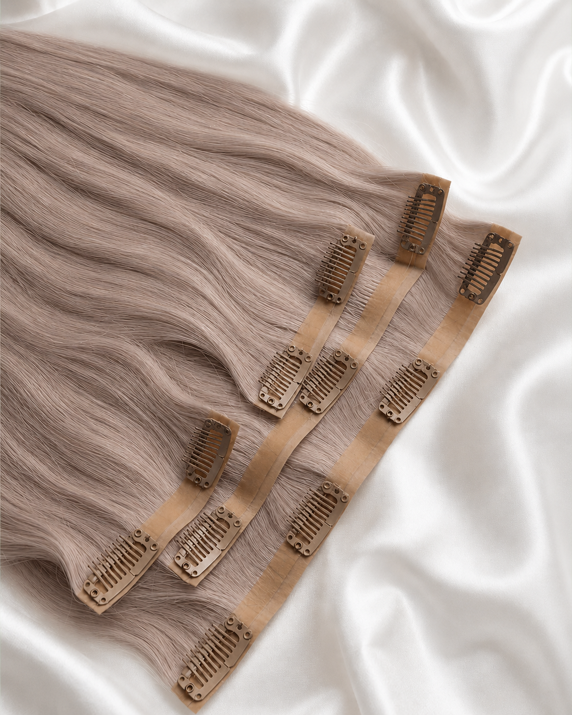 Seamless Clip-In | Elegant Improve 55 cm – Oslo Ice - Ariahair