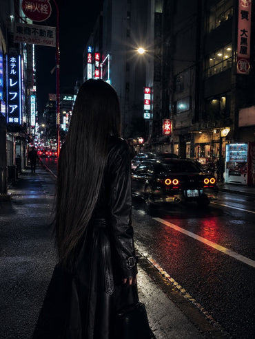 Włosy Clip-In Tokyo Night 70 cm – efekt z tyłu